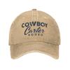 Cowboy Carter Rodeo Винтажная бейсболка Винтажная джинсовая кепка для мужчин женщин для улицы для бега для гольфа регулируемая посадка кепки шляпа