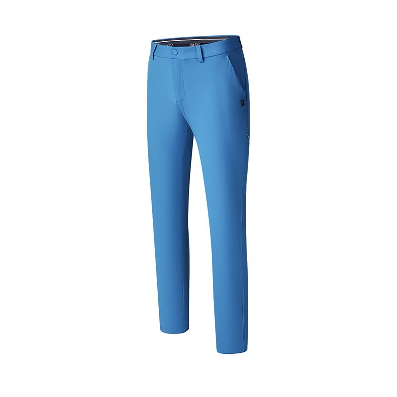 FILA Casual Pants Men's Lake Blue Moderate Straight Fit Pants A11M425810FLB