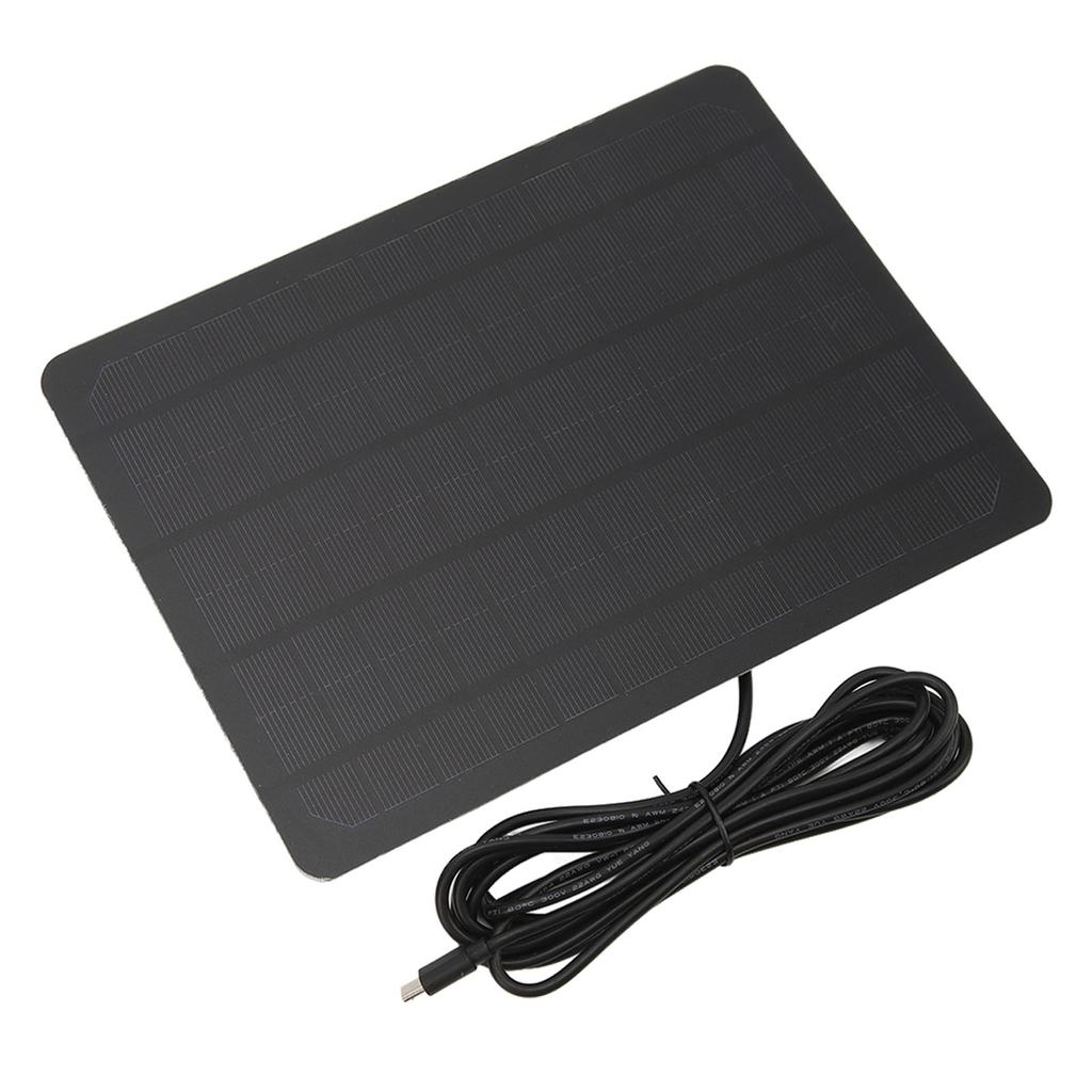 RV Solar Panel Mono High Effcient Solar Battery Charger Panel with Bracket 3 Meters Charging Cable
