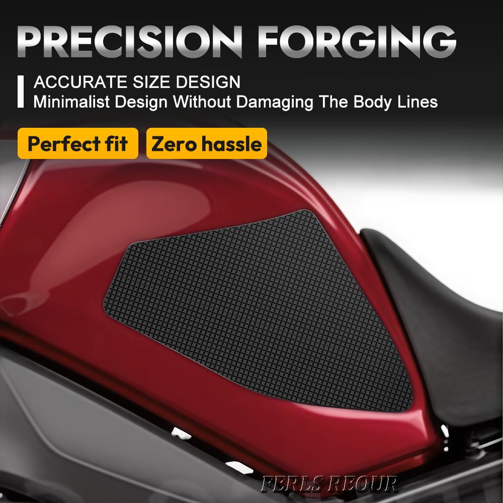 Для YAMAHA MT-09 2021-2023 Резиновая накладка на бак мотоцикла Защита от царапин наклейка на топливный бак Противоскользящая накладка для сцепления