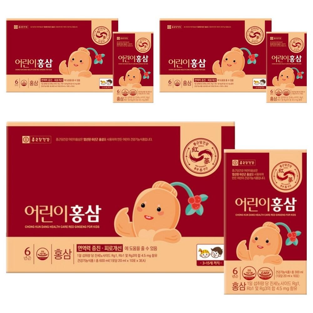 Chong Kun Dang Children's Red Ginseng 600ml 3 pcs