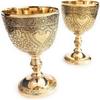 15.24cm Cup Chalice Brass Wine Goblets King Arthur Renaissance Medieval Goblets