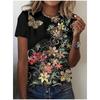 Women T-Shirts Fashion 3d Butterfly Print Tshirt For Ladies Casual Streetwear Short Sleeves Tops Female Clothing Tees Camisetas
