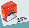 Printtoo For Mobile Deposit Only Self Inking Rubber Stamp Pre,Inked Office Stamp, Канцелярские товары для домашнего офиса, 38 x 14 мм,