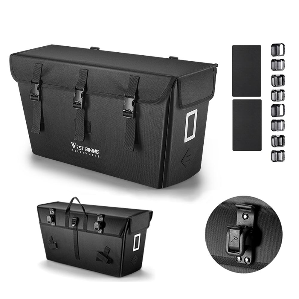 Electric Bike Rear Seats Bag Bicycle Riding Storage Bag Large Capacity Bicycle Rack Seats Bag Bike