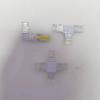 Коннектор для COB LED ленты L/T/10-типа для 5-24В, 120/240 плотных светодиодов