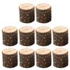20Pcs Wood Table Number Holders Stand Wood Name Card Holders Wood Name Cards Food Label Memos Photo Holders for Wedding