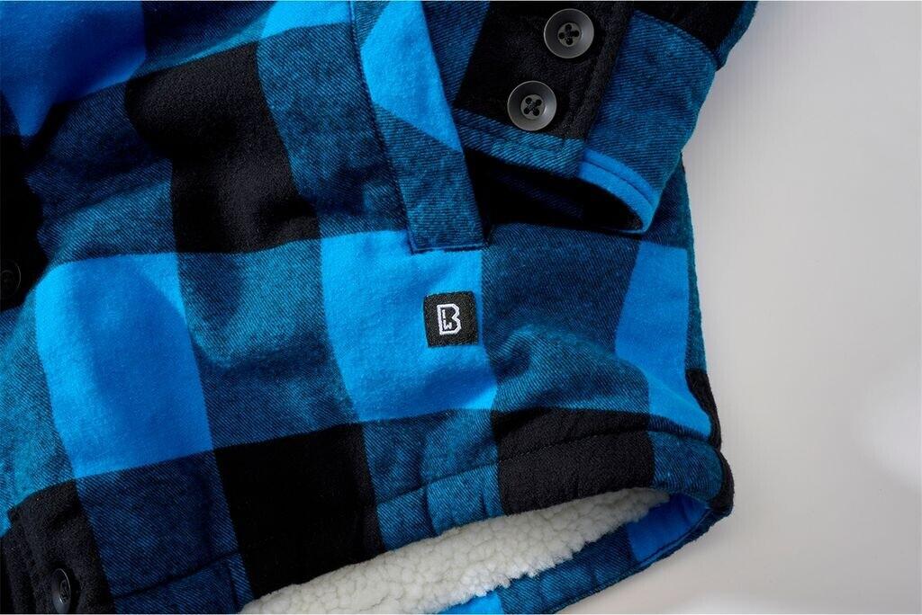 Зимняя куртка Brandit Lumberjacket Hooded black/blue