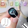 Heart-shaped Cat Eye Nail Magnet Set Y-shape+round Magnet Stick Gel Polish Magnet Creating Heart  On Nails Manicure Tools