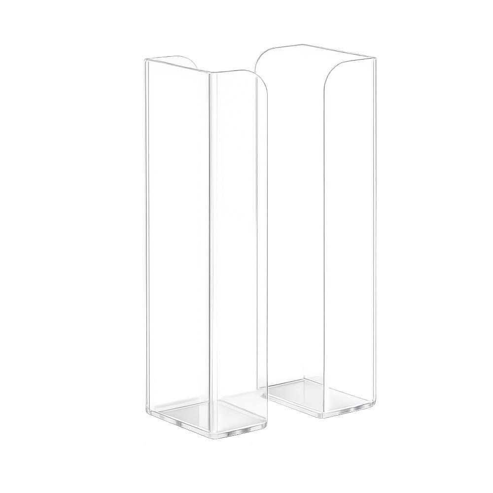 Self Adhesive Refrigerator Tissue Box Punch Free Detachable Storage Box Tissue Holder Cabinet