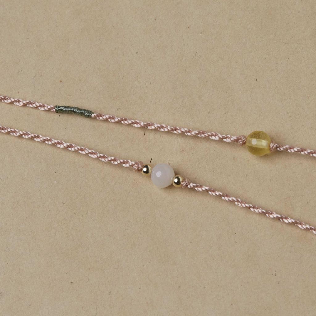 Изысканный плетеный шнур для ожерелья из восьми нитей с регулируемой длиной из нефрита Хетан