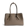 Gratante Ribbon Handle 2way Shoulder Tote Tote Bag [Gratante] Women's Abb-g0042 (Mocha)