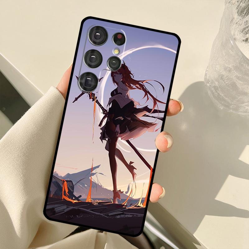 Чехол для телефона Arknights Для Samsung Galaxy S23 S20 FE S21 FE S22 Ultra Note20 Note10 S8 S9 S10 Plus