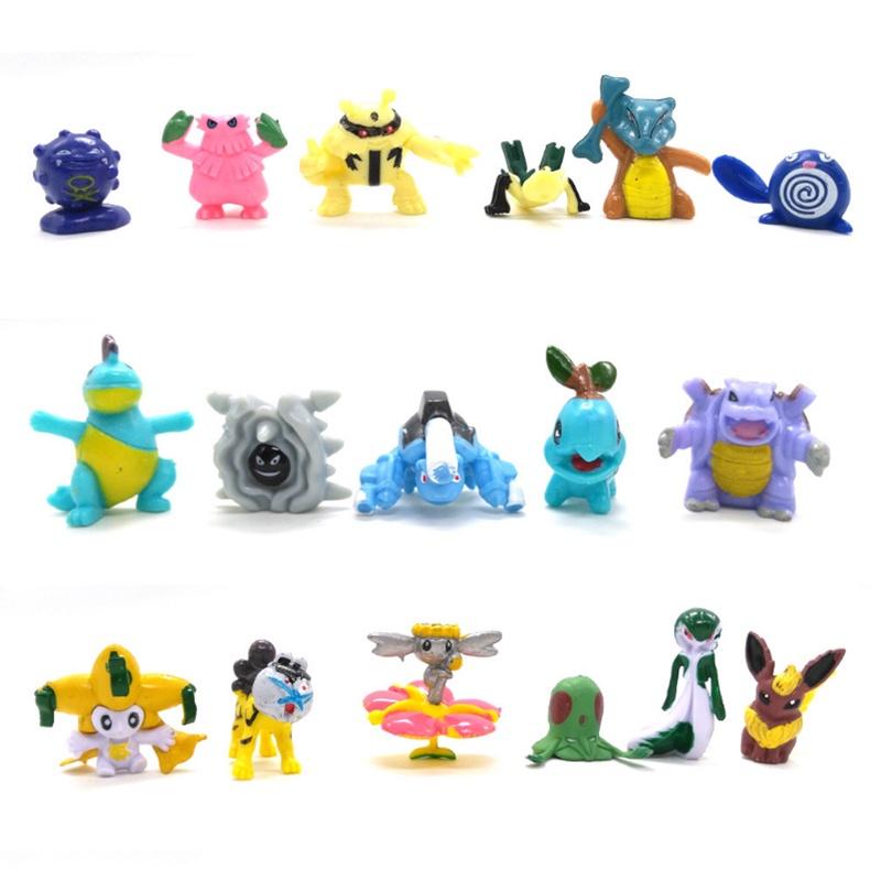 Complete 144pcs Pokemon Action Figures Set Anime Kids Gift Toys