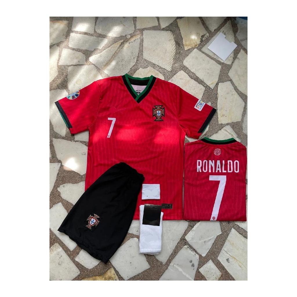Детский футбольный комплект Ronaldo Portugal, комплект из 4 предметов для чемпионата мира, новый сезон Y3734