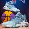 Men's Fashion Thick Bottom Breathable Basketball Shoes Men's High Top Sneakers