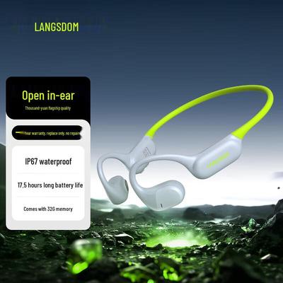 Спортивная гарнитура Lanston AirWave Pro с открытыми ушами и костной проводимостью