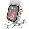 2PCS Tempered Glass+Cover For Watch case 44mm 45mm Bumper Screen Protector Change to Ultra IWatch Series 9 8 7 SE 6 5 4