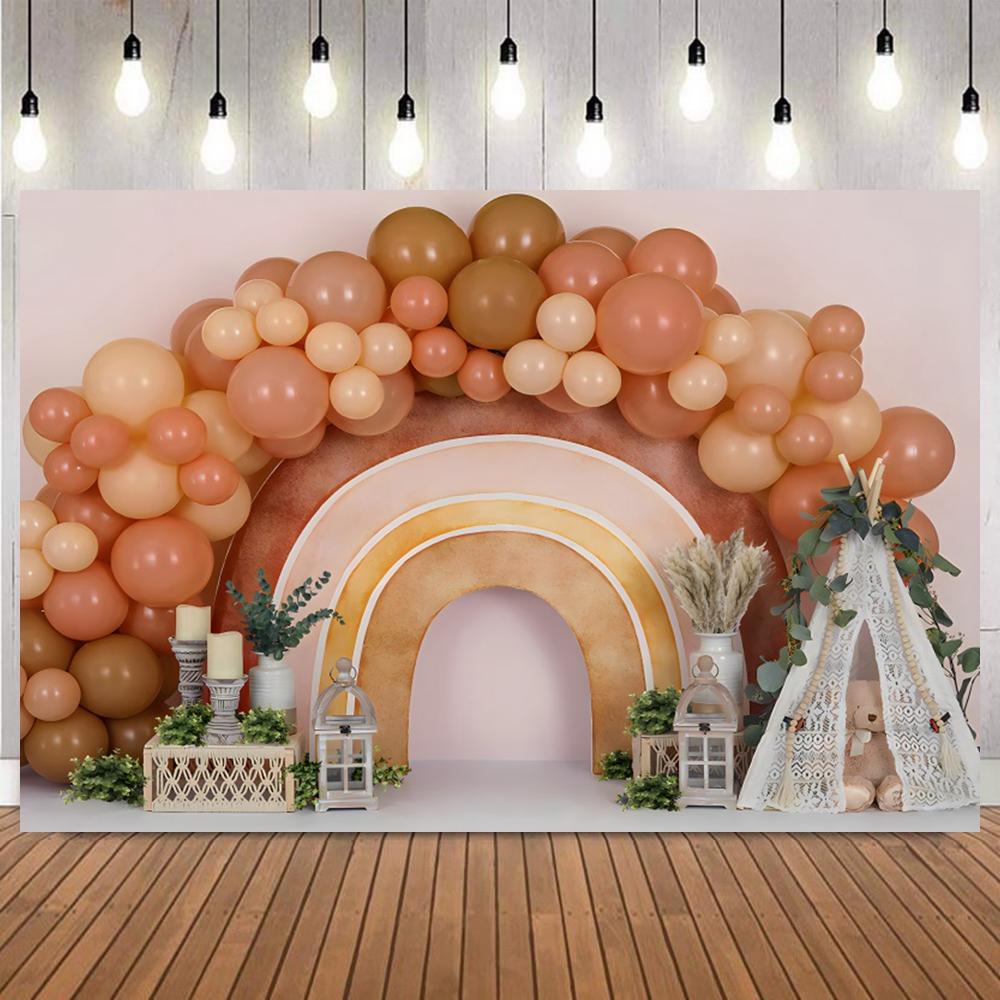 Baby Birthday Photography Background Baby Shower Kids 1st Birthday Party Cake Smash Decorations Backdrop Photo Studio Props21