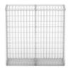 VidaXL Panier de Gabion avec Couvercle Fil Galvanisé 100x100x30 cm Clôture 141041