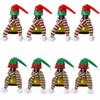For Christmas Wine Bottle Mini Santa Hat and Scarf Kit Adds Seasonal Charm to Holiday Table Settings and Party Displays