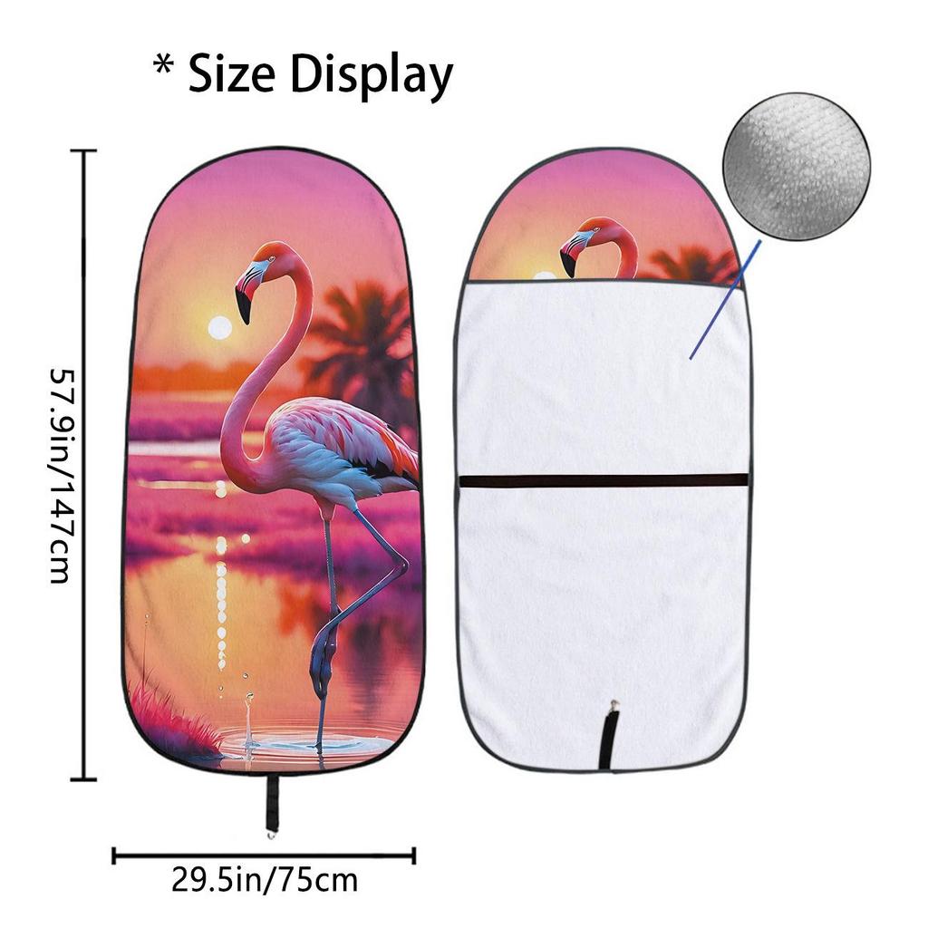 Universal Car Seat Towel Cover: All-Season Front Seat Protector for Gym and Workout