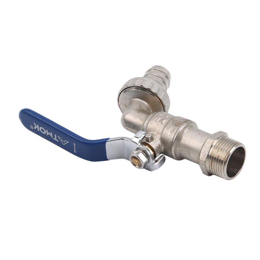 Basin 1/2 Inch Lever Garden Water Taps Tap Connectors 1Pc Home Turn Off/ On Brass Faucet