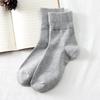 Cotton Knitting Women Socks Japanese Fashion Solid Color Long Socks Women Autumn Winter Harajuku Streetwear Vintage Socks