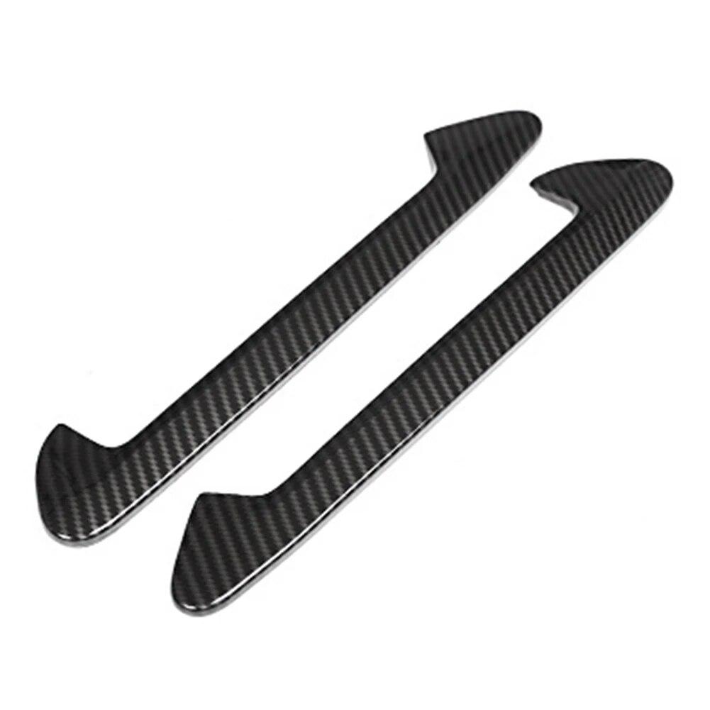 Side Fender Air Vent Cover Trim Protection Sticker For BMW X3 G01 X4 G02 2018 Car Accessories Gloss Black Carbon Look