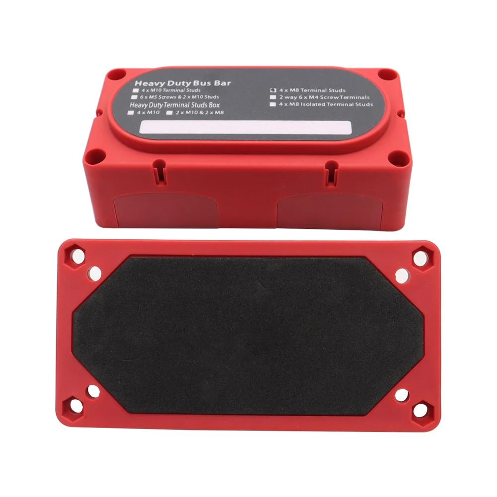 M8 Bus Bar Box Board 48V 300A 4-канальная шина высокого тока кабельный органайзер коробка лодка Auto Max Connection усилитель мощности корпус детали
