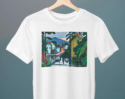 Old Canal Port, Oscar Bluemner, Unisex T-Shirt, Art T-Shirt, Gift for Her, Gift for Him, Art Lover Gift