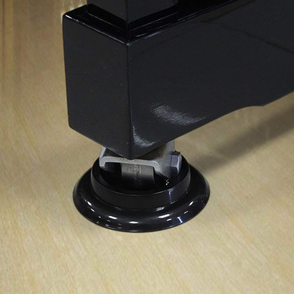 Piano Caster Cup Set of 4 for Upright Piano Wheel Cups Pianos, Durable, Non-Slip, Shock-Reducing