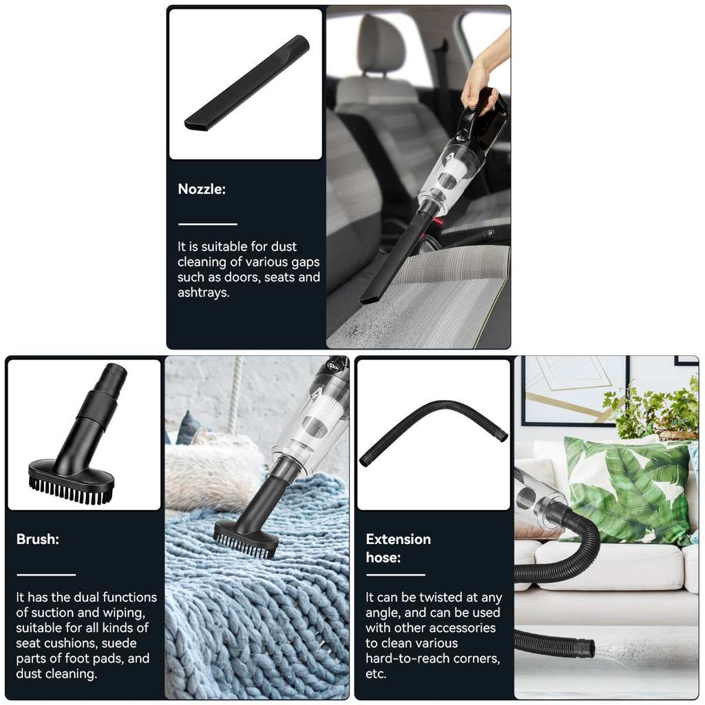 9000PA всасывающий пылесос высокой мощности 4000 мАч для автомобилей собачья шерсть домашних животных пылесос толкатель малошумный пылесос