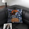 Чехол на подушку G-Grizzly и L-Lemming Натуральный лен Органическая ткань Двусторонний принт Диван Домашний декор Подарок Наволочка