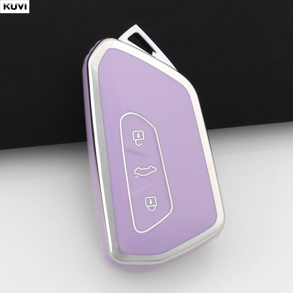 Модный чехол-обложка из ТПУ для автомобильного пульта ДУ для Vw Volkswagen Golf 8 Mk8 Cupra Skoda Octavia A8 Seat Leon Mk4 Аксессуары