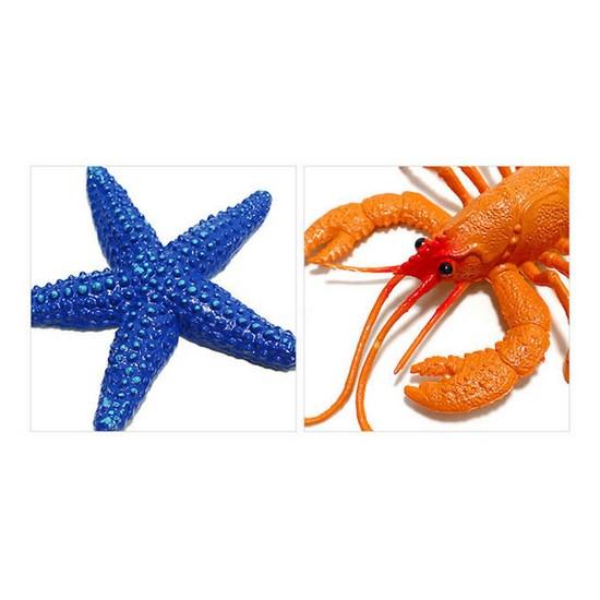 Casby Nature Soft Sea Creature Figures 14 Types, 1 Set, Popular Toys In Korea