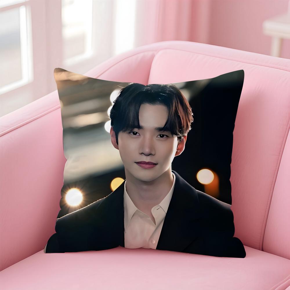 singer charismatic JJunho Cushion Cover Pillow Case Soft Skin Friendly Fabric  Concealed Zipper
