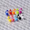 Acrylic Candy Color UV Soft Belly Button Piercing Jewelry