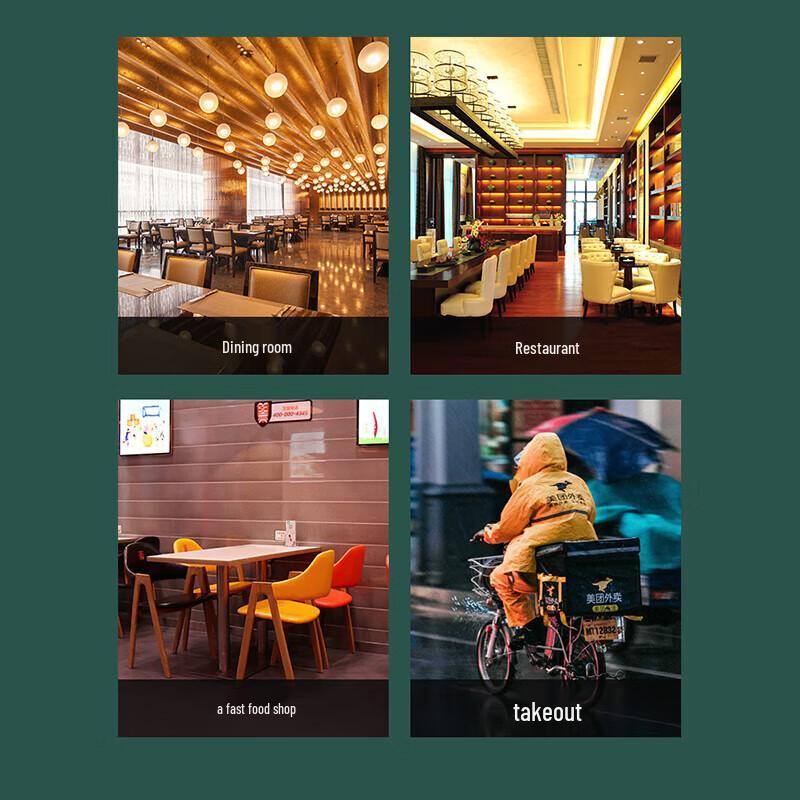 Pabei Disposable Takeaway Food Container with Lid