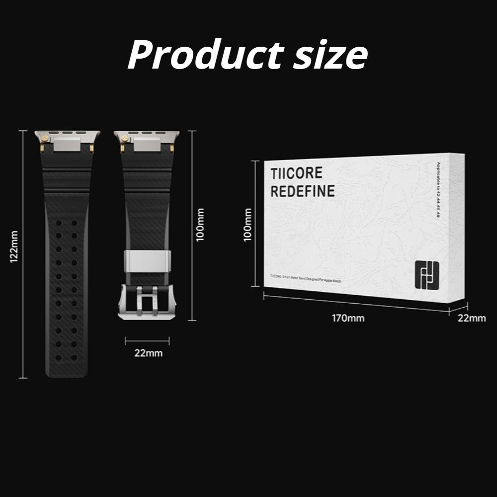 Силиконовый спортивный ремешок для Apple Watch Ultra 2/3 49 мм Series 11 46 мм 10 9 8 7 45 мм резиновый браслет для IWatch 6 5 4 Se 44 мм 42 мм