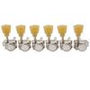 Musiclily Pro Vintage 6-String Guitar Locking Tuners for Strat/Telecaster with Nickel Keystone Buttons
