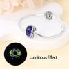 S925 Silver [Wishing Star Theme Handmade Glass Bead Bracelet with Pendant Charm]