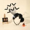 Spider Web Witch Hairband Black Artificial Flowers Party Role-playing Accessory  Costume Party