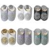 Odorless Leather Babouche Morocco Leather Room Cocomorocco Gift for New Moving Japanese Shoe Weight [cocomorocco] Slippers, (Silver Collection),