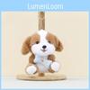 Cute Soft Dog Plush Toy With Short Pile For Backpack Accessory And Collectors Gift