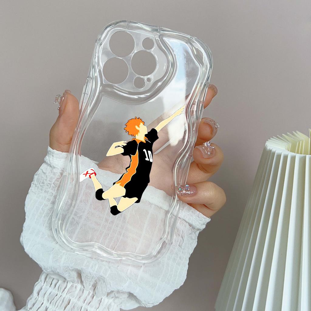 N69 аниме Haikyuu X Reader art, мягкие волнистые чехлы для телефонов для iPhone 14 Pro Max 13 mini 15 Plus XR 7 8 6 XS Max 12 11, защитный бампер