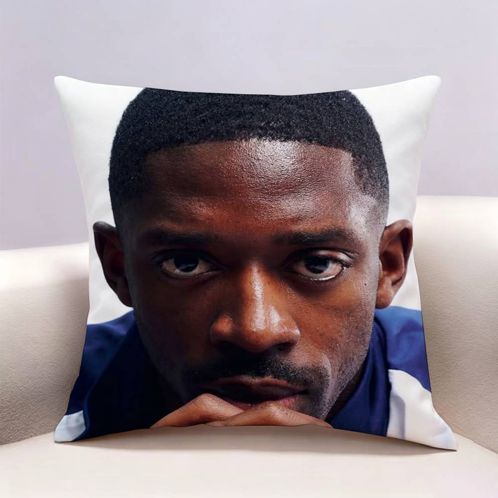 Ousmane D-Dembele Football  Double-sided print Pillow Case Pattern Printed Pillowcase For Living Room Sofa Cushion Cover