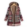 Women's Winter Oversized Fluffy Retro Hooded Coat