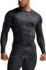 Tesla Round Neck Sports Shirt Compression Power Stretch Underwear All-Season [UV Protection, Sweat-Wicking, Quick-Drying] Wear, MUD01-JPK_S
