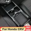 Central Control Interior Water Cup Holder Decorative Frame Panel Modified Accessories Car Supplies For Honda CRV CR-V  2022